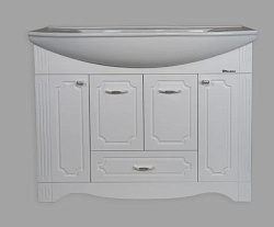 Кантри-105 тумба с ниж. ящ. белая (СТИЛЬ)