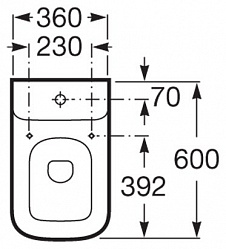 Крышка-сиденье Roca Dama-N 80178C004 с микролифтом