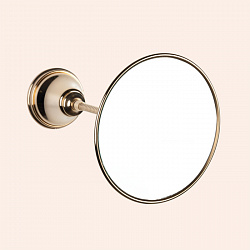TW Harmony 025, подвесное зеркало косметическое круглое диам.14см, цвет держателя: золото