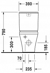 Унитаз-компакт Duravit DuraStyle 215509