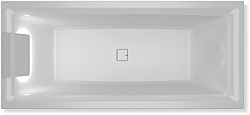 Акриловая ванна Riho STILL SQUARE LED 180x80 см, левая