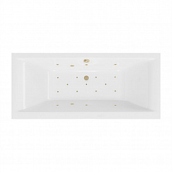 Акриловая ванна EXCELLENT Savia Duo 170x80 см «RELAX», золото