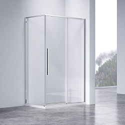Душевой уголок Слим-Н (Slim-N) VSR-4SN8011CL, 1100*800, хром, стекло прозрачное