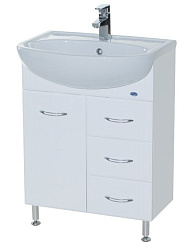 Уют-60 тумба с 3 ящ. белая Н