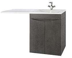 Олиссия-120 тумба прямая серая