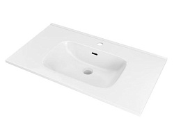 Раковина интегрированная в столешницу VOLTERRA 81х46x18 EV.081.C белая глянцевая