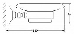 Мыльница 3SC Stilmar STI 004 хром