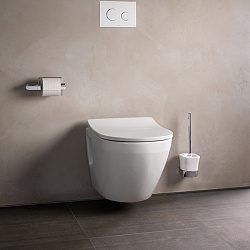 TOTO NC Унитаз подвесной 38x53x34см, безободковый, Tornado Flush, CeFiONtect, цвет: белый