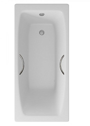 Чугунная ванна с ручками Delice Repos 170х70 см