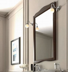 Kerasan Retro Зеркало 92x116h см, в деревянной раме, цвет: Colore Noce 734540