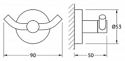 Крючок Artwelle Harmonie HAR 007