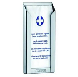 Mediclinics DBH100CS Диспенсер для гигиенических салфеток (матовая нержавеющая сталь)