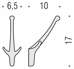 Крючок Colombo Design Appenditutto AM27Hook2.000