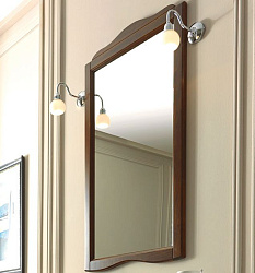 Kerasan Retro Зеркало 63x116h см, в деревянной раме, цвет: Colore Noce 731340