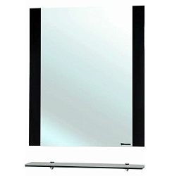 Рокко-50 зеркало с полкой черное