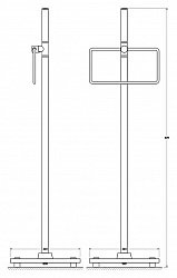 Полотенцедержатель FBS Universal UNI 307