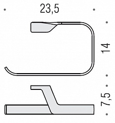 Полотенцедержатель Colombo Design Alize B2531