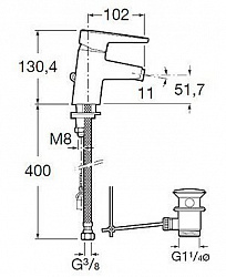 Смеситель Roca Esmai 5A6031C00 для биде