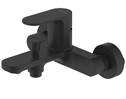 АЛЬФА смеситель для ванны, матовый черный AQ1940MB