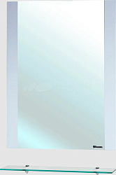 Рокко-60 зеркало с полкой белое