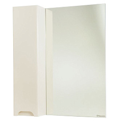 Андрэа-80 зеркало шкаф бежевое лев.