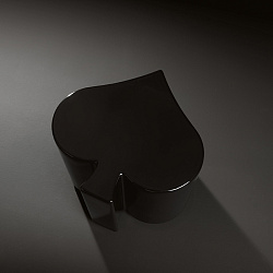 Kerasan Artwork Столик декоративный на стальной основе &quot;PICCHE&quot;, 50х50х41 см, цвет черный глянцевый1859