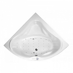 Акриловая ванна EXCELLENT Konsul 150x150 см «NANO», хром