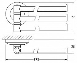 Полотенцедержатель FBS Standard STA 045