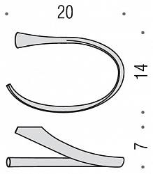 Полотенцедержатель Colombo Design Land B2831.000