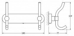 Крючок Artwelle Harmonie HAR 005 вешалка