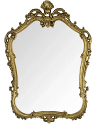 Зеркало фигурное "Retro" H84xL59xP3,9 cm, бронза