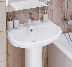 Умывальник пьедестальный Самарский 57 ВКС Белый S1