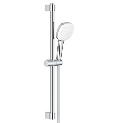 Tempesta Cube 110 Душевой гарнитур, 3 режима струи, душевая штанга 600 мм, шланг 1750 мм, хром 27786003