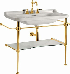 Консоль для раковины Kerasan Waldorf 9196K2oro, золото