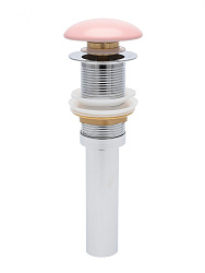 AQM7002-0MP Донный клапан без перелива, керамическая накладка, цвет розовый матовый
