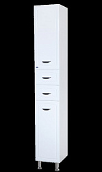 Классик-30 пенал с 2 ящ. белый лев./прав.