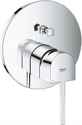 Plus Смеситель однорычажный для ванны, круглая розетка, хром 24060003