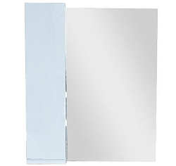 Асти -60  зеркало-шкаф  белый  лев.