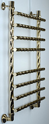Полотенцесушитель Двин N braid 100/50 1"-3/4"-1/2" Универсальный К3, Золотой хром (4627166556699)