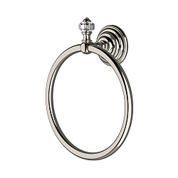 Devon Gemstone Полотенцедержатель -кольцо, цвет  никель блестящий2100