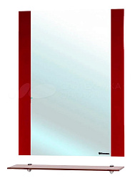 Рокко-70 зеркало с полкой красное