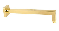 RICAMBI QUADRATO Кронштейн для верхнего душа, L-350 mm., 20x20 mm., 1/2"x1/2", золото
