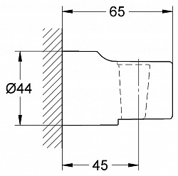 Настенный держатель Grohe Relexa Plus 28622000 для душа