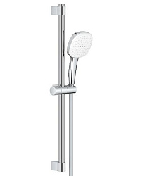 Tempesta Cube 110 Душевой гарнитур, 2 режима струи, душевая штанга 600 мм, шланг 1750 мм, хром 26748003
