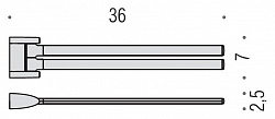 Полотенцедержатель Colombo Design Link В2413.000