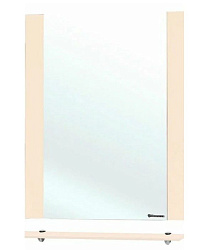 Рокко-50 зеркало с полкой бежевое