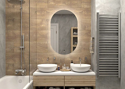 Зеркало Эдда 600*1000 с бесконтакт.сенсором