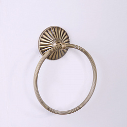 TW Retro Opal Полотенцедержатель-кольцо, подвесной, цвет бронза