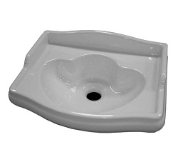 Kerasan Retro 103301 - Мини раковина 41 * 30 см (без отверстия для смесителя)