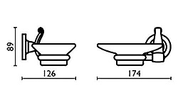 Мыльница Bagno & Associati Opera OP12251 CR